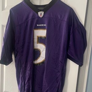 NFL Reebok Purple Jersey with White and Silver Trim